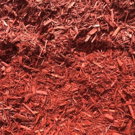 Dyed Red Hardwood Mulch